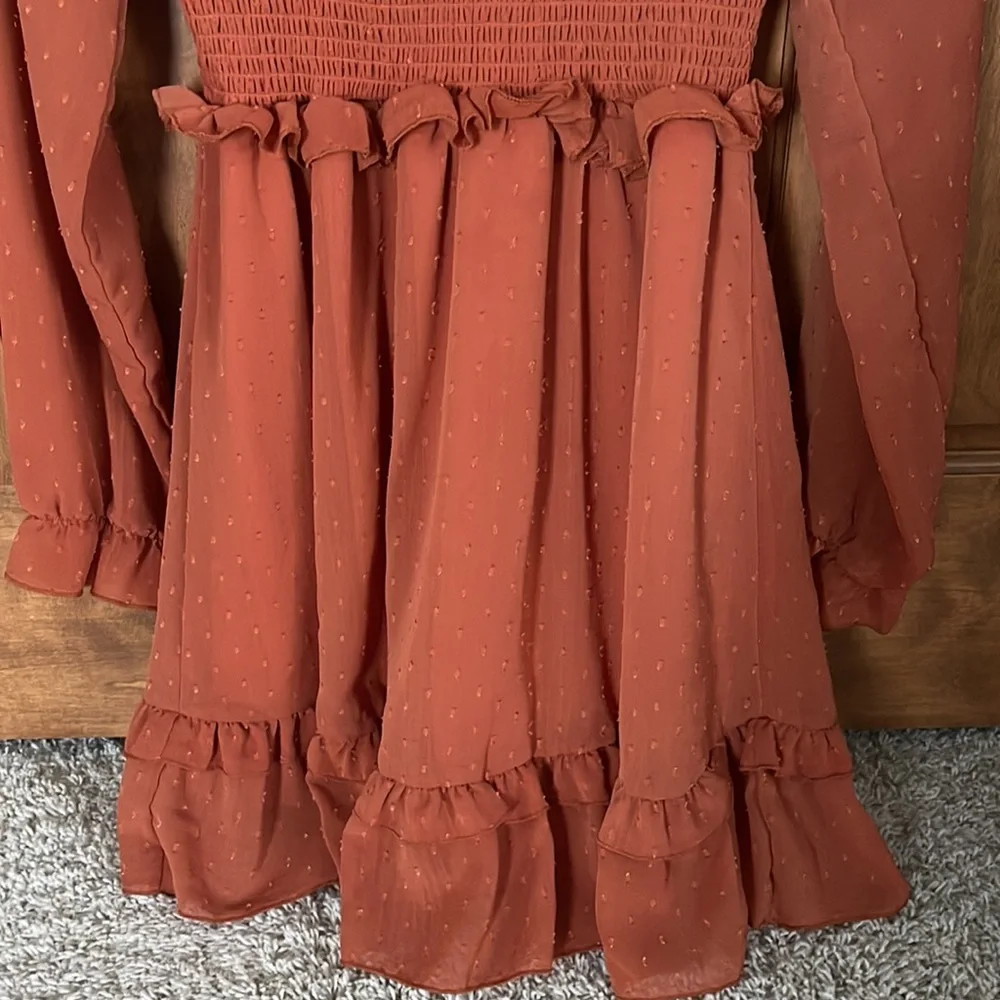 Altard State Rust Red Dress - Small - Picture 3 of 6
